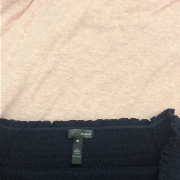 Navy aqua top only worn once - Picture 2 of 2